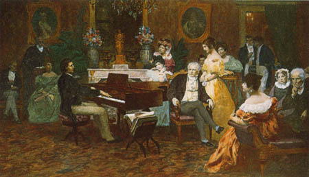 Chopin toca para la familia Radziwill